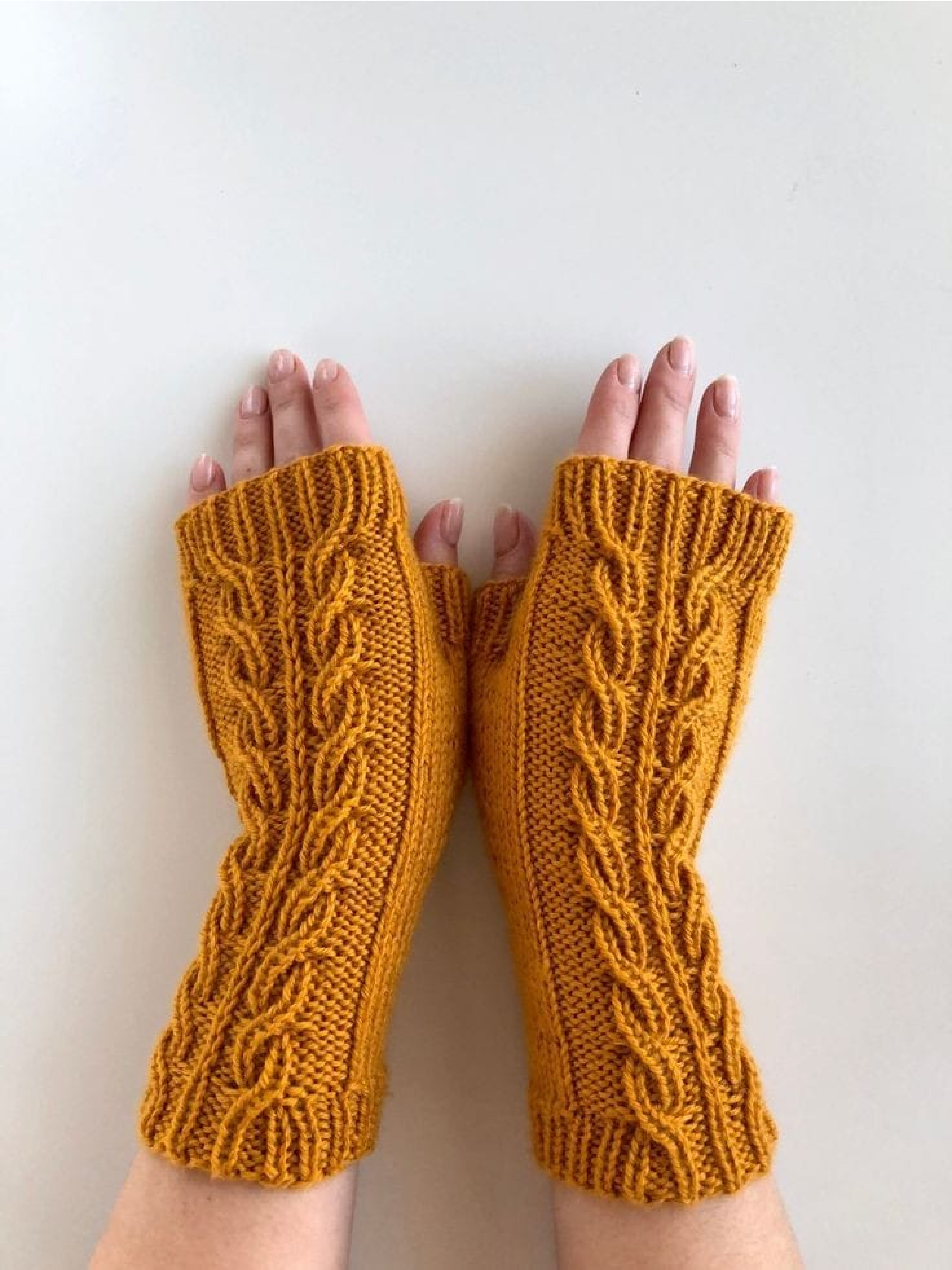 Knit Fingerless Gloves