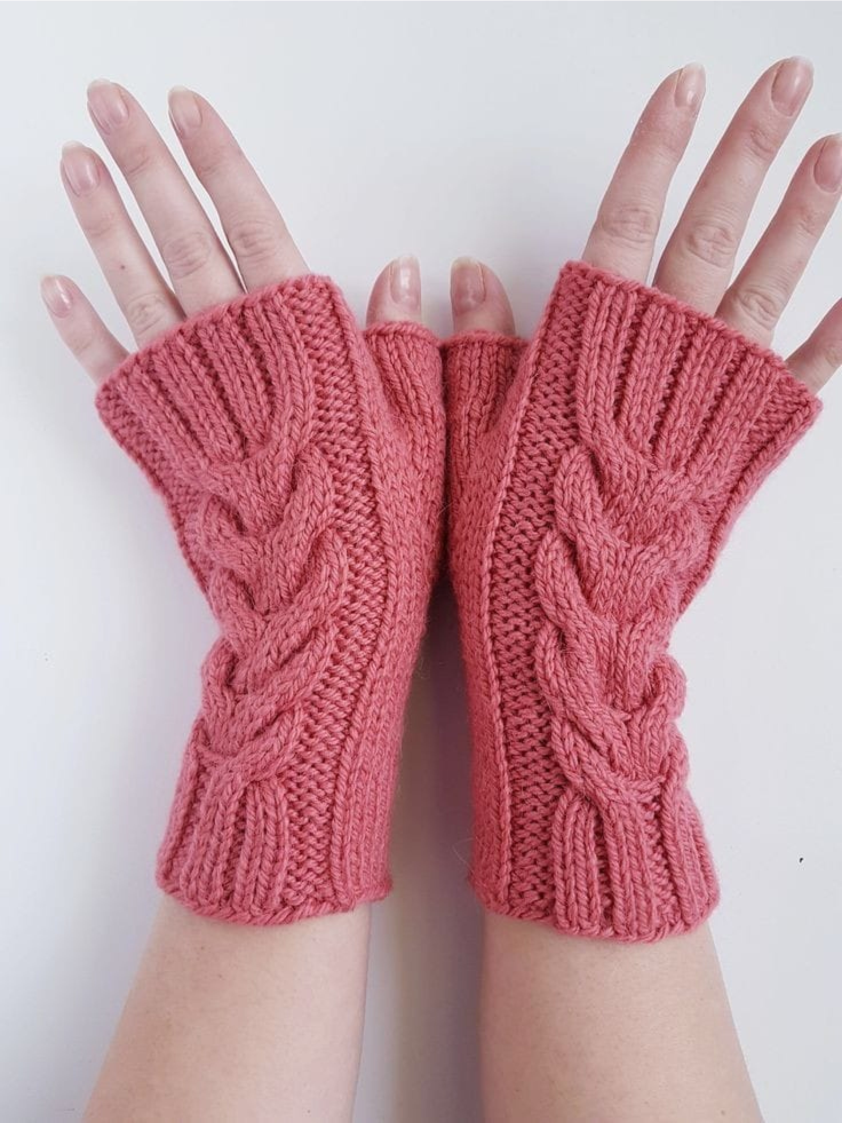 Knit Fingerless Gloves